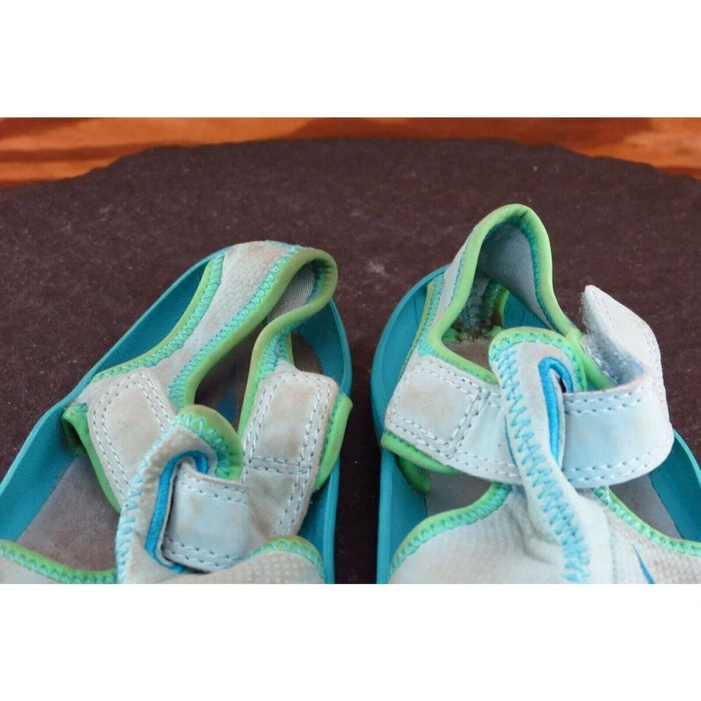 Nike ACG Toddler Girls Sz 12 Medium Blue‎ Sandals Fabric